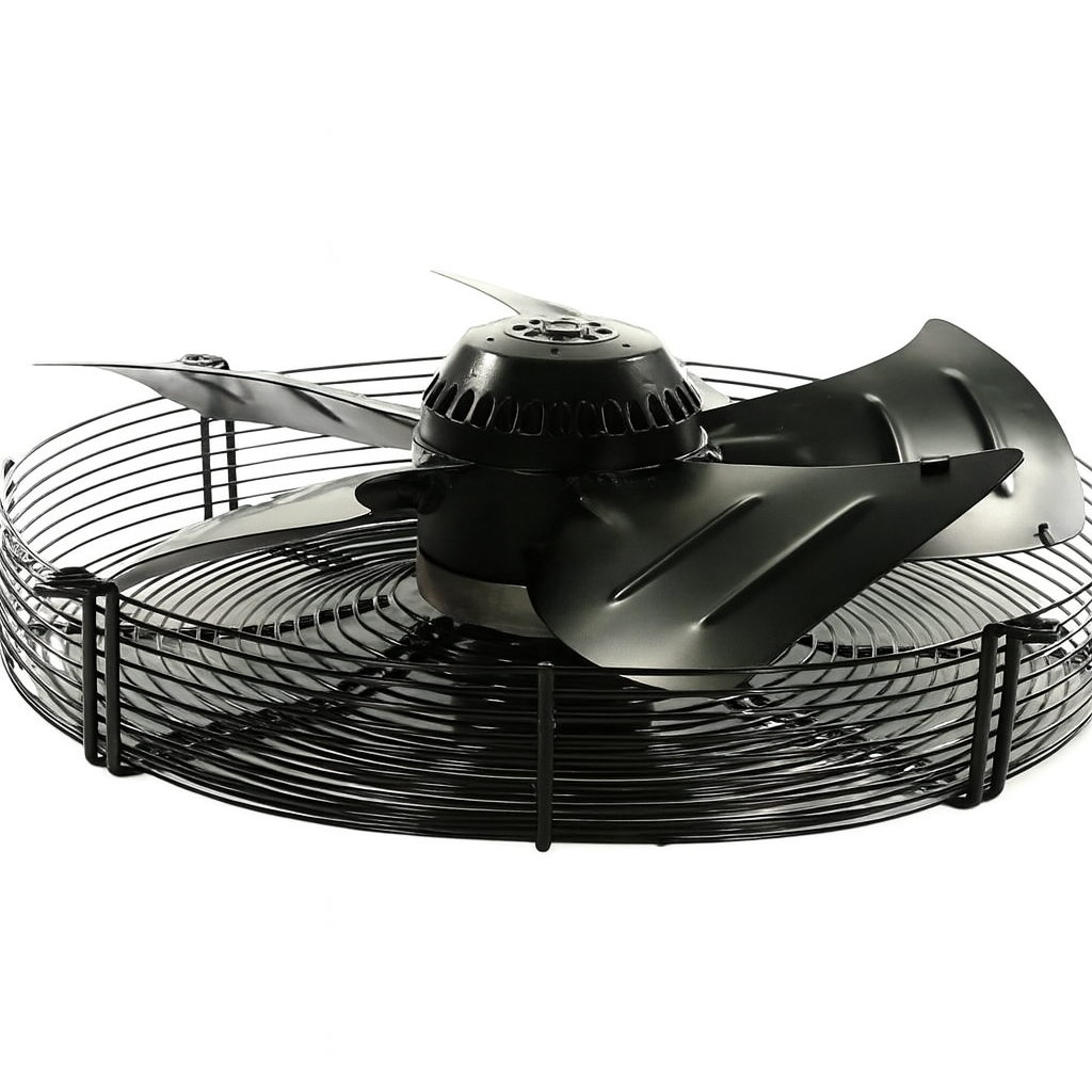 Вентилятор 4E-500, всасывание, 220V, в сборе
