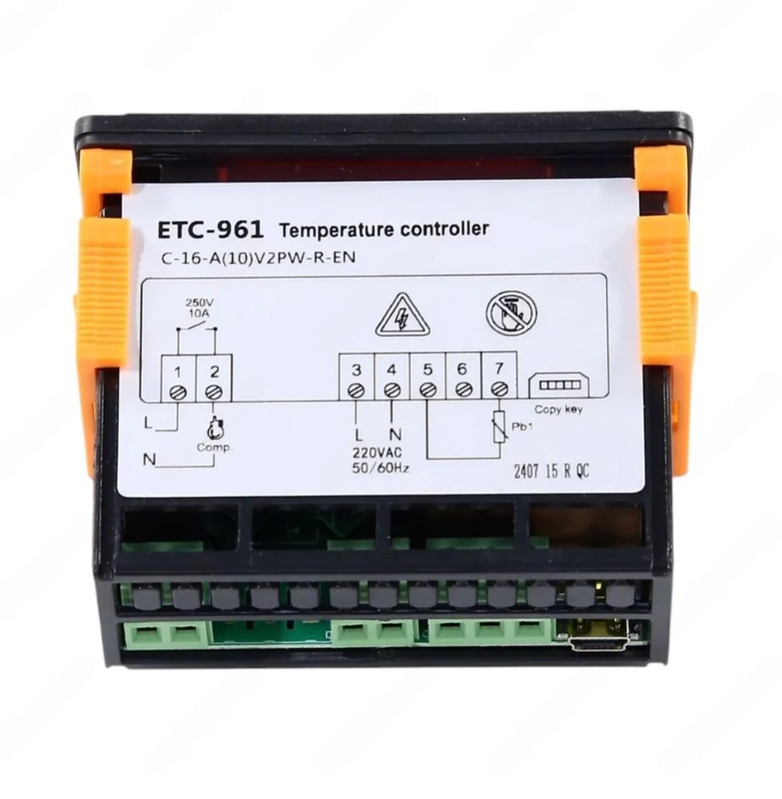 Блок управления Poletron ETC 961 1 датчик 1 реле 10A, RF07A16