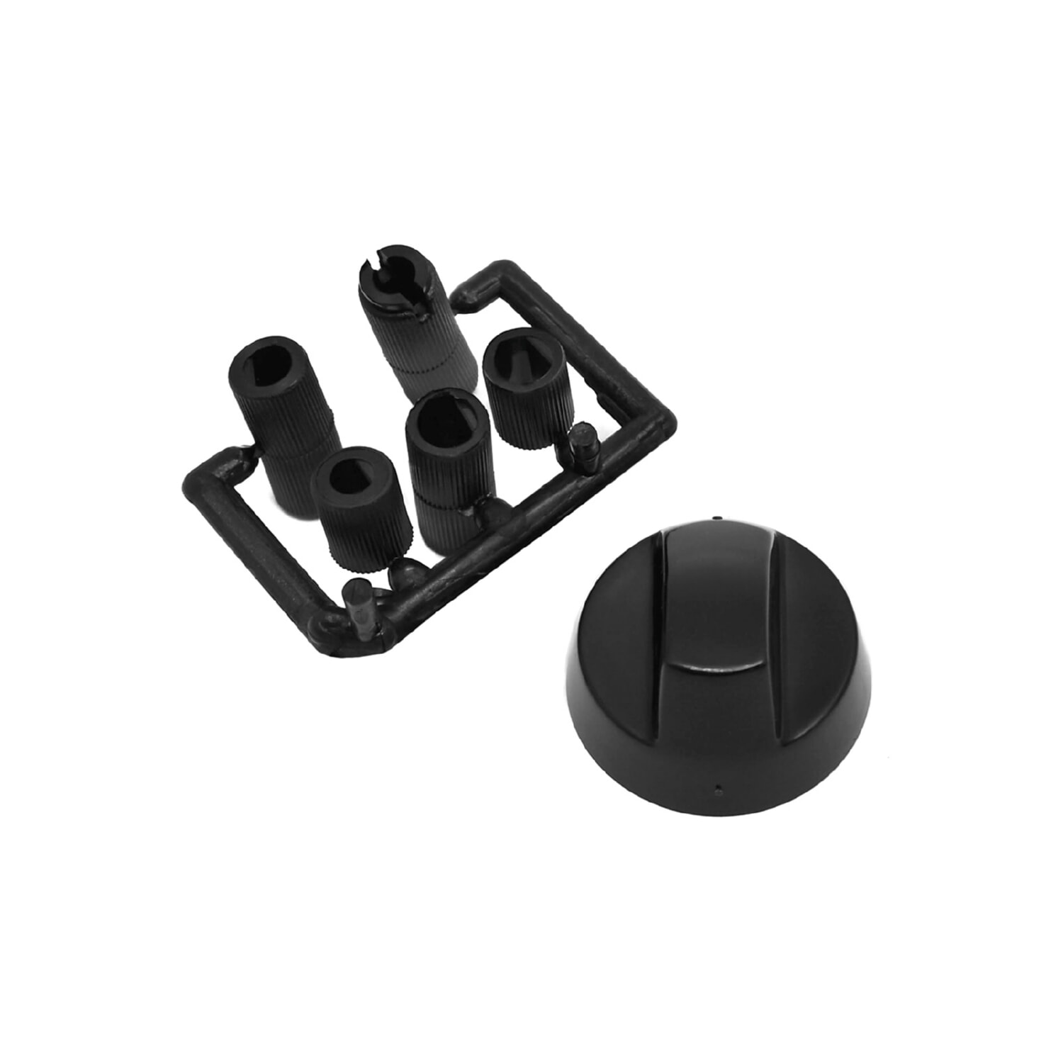 Ручка плиты универсальная Черная 43CU010