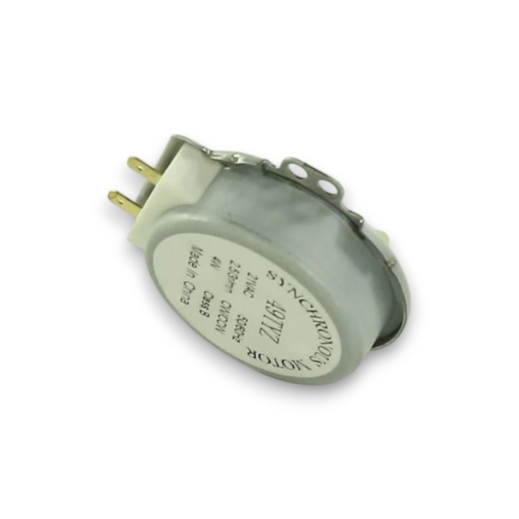 Мотор (Двигатель) вращения тарелки микроволновки (СВЧ-печи) 21V 4W 2,5/3 об/мин H14мм 2 контакта, 20813 49TYZ-