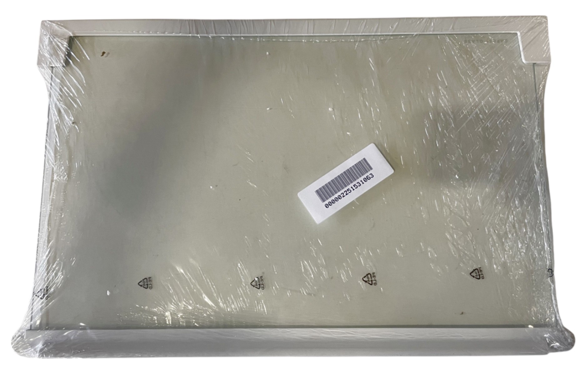 Полка стеклянная 477x305 мм для холодильника Electrolux 2251531063, 206FR87 Original Полка стеклянная 477x305 мм для холодильника Electrolux 2251531063, 206FR87 Original