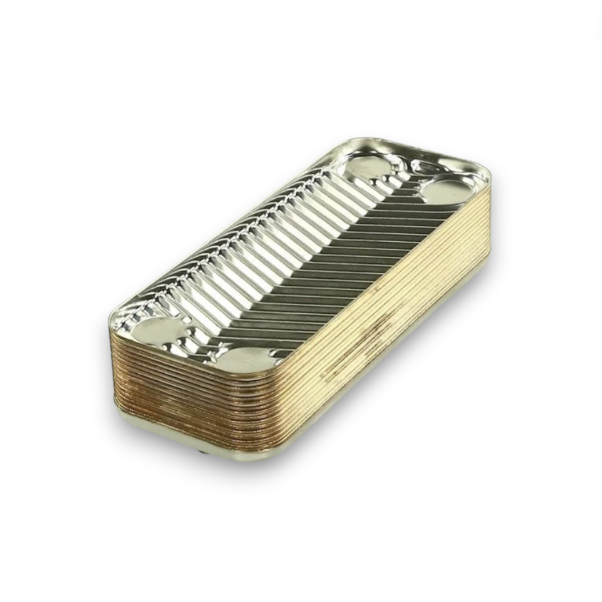 Теплообменник вторичный котла Super Exclusive ГВС 28 кВт 16 пластин L 190мм W 160мм