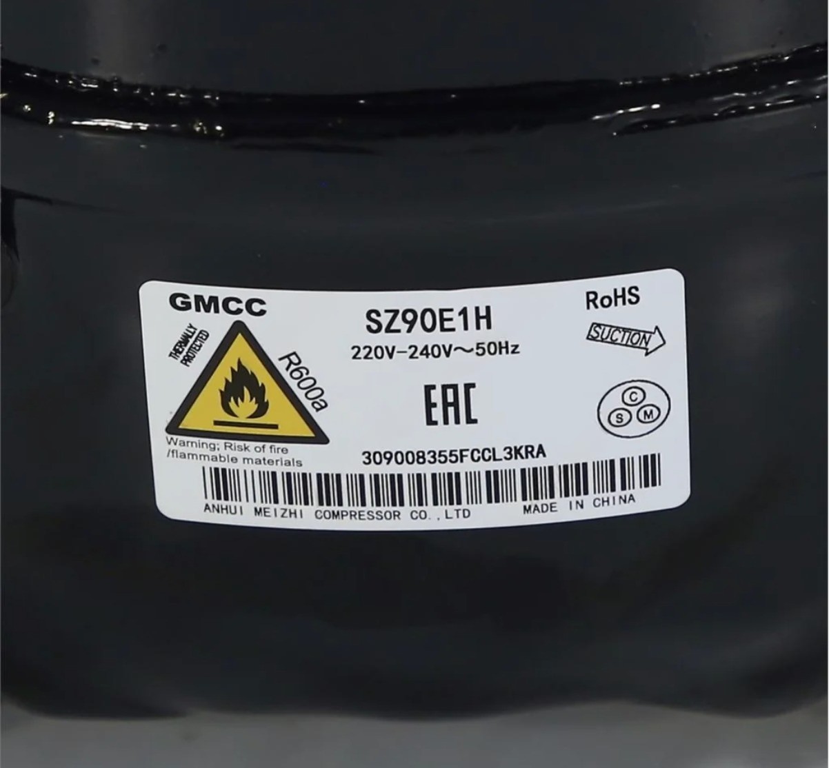 Компрессор GMCC SZ90E1H 162W R600 в упаковке