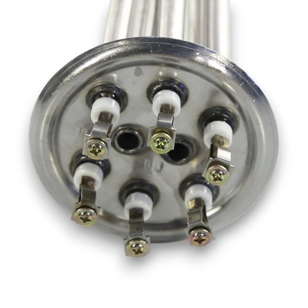 ТЭН водонагревателя бойлера 12000W 380V D-88мм L320мм прямой фланцевый нержавеющая сталь VN031