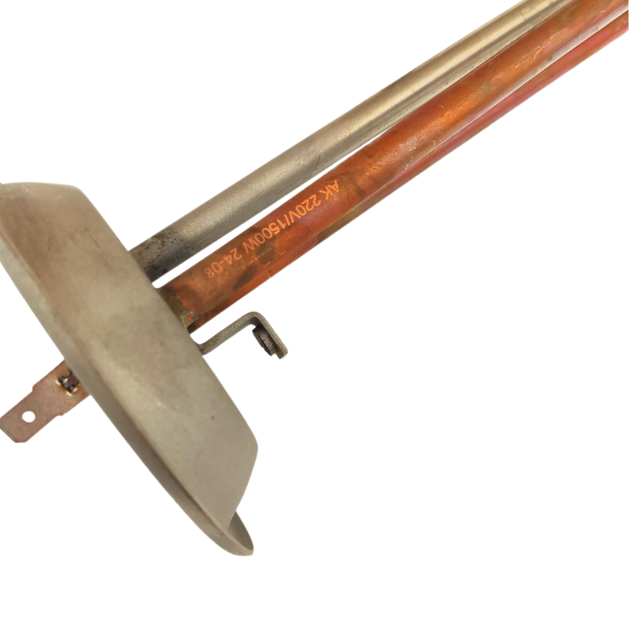 ТЭН водонагревателя RF 1500W, медь, Ø92мм, М6, клеммы под разъем, L285мм, 220V, 10941