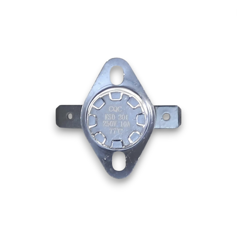 Термостат биметаллический 10А 77C 250V NC для бытовых приборов 16348 TCH003-17