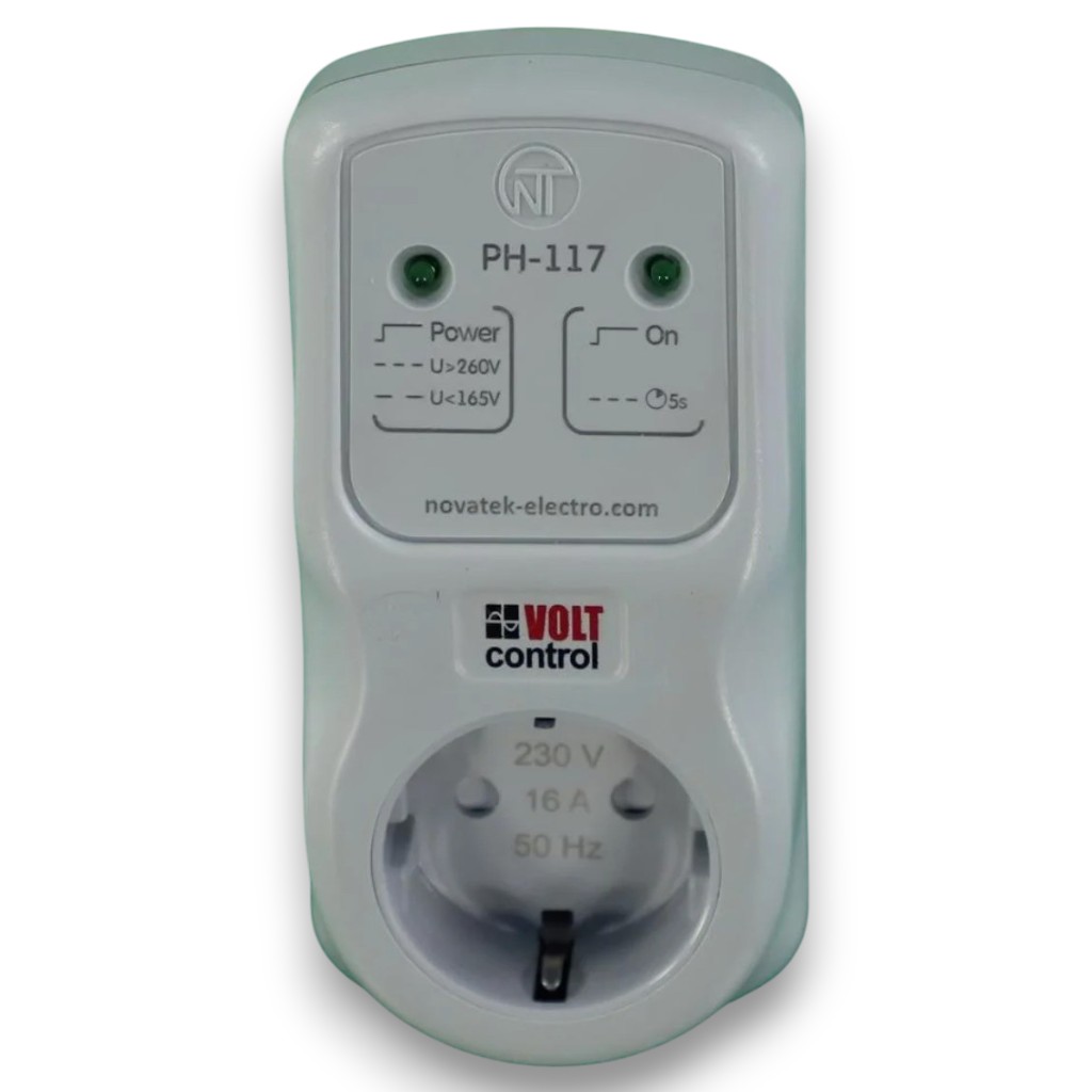 Реле напряжения РН-117 16A 220V, 1 фаза, 3.5 кВт
