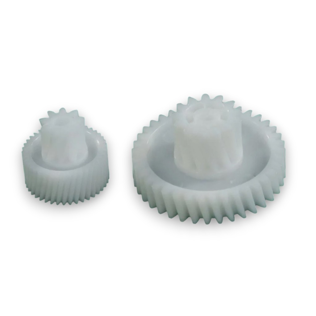 Шестеренка мясорубки Philips D-80/46мм h40мм z38/13 косая D-35/24мм h38мм z41/9 комплект 2шт HR2730/34 PH024