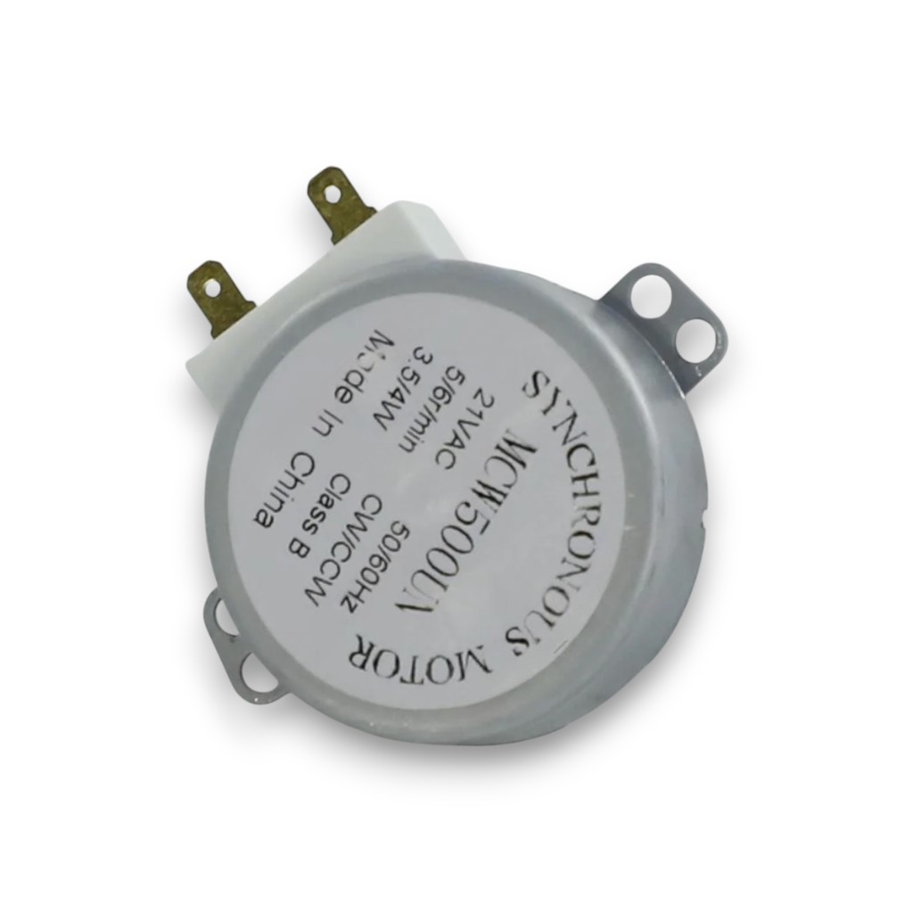 Мотор (Двигатель) вращения тарелки микроволновки (СВЧ-печи) 21V 3,5/4W 5/6 об/мин H14мм 2 контакта для Ока, 21992 MCW500UN2