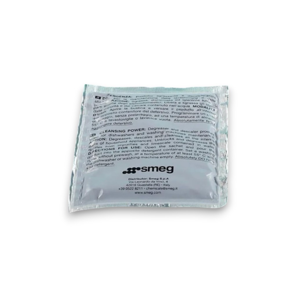 Средство удаления накипи и жира SMEG 50гр () для стиральных посудомоечных машин 5315006