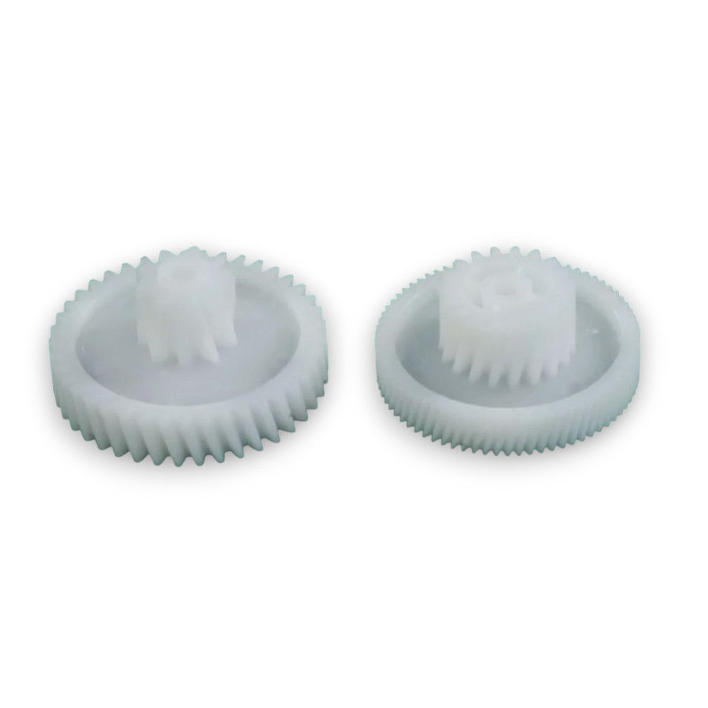 Шестеренка мясорубки Умелица D-62,5/32мм h28мм z74/19 косая D-66/23,5мм h11,5мм z21/9 YM002