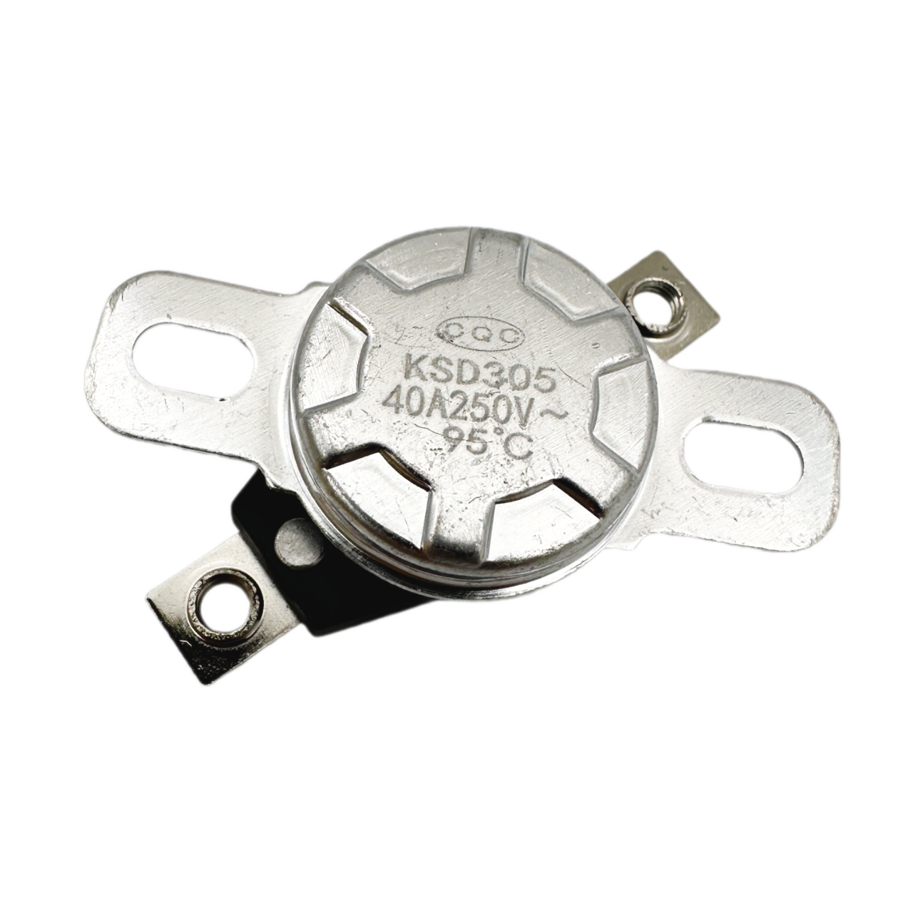 Термостат защитный с кнопкой 95°C 40A/250V, KSD305-95