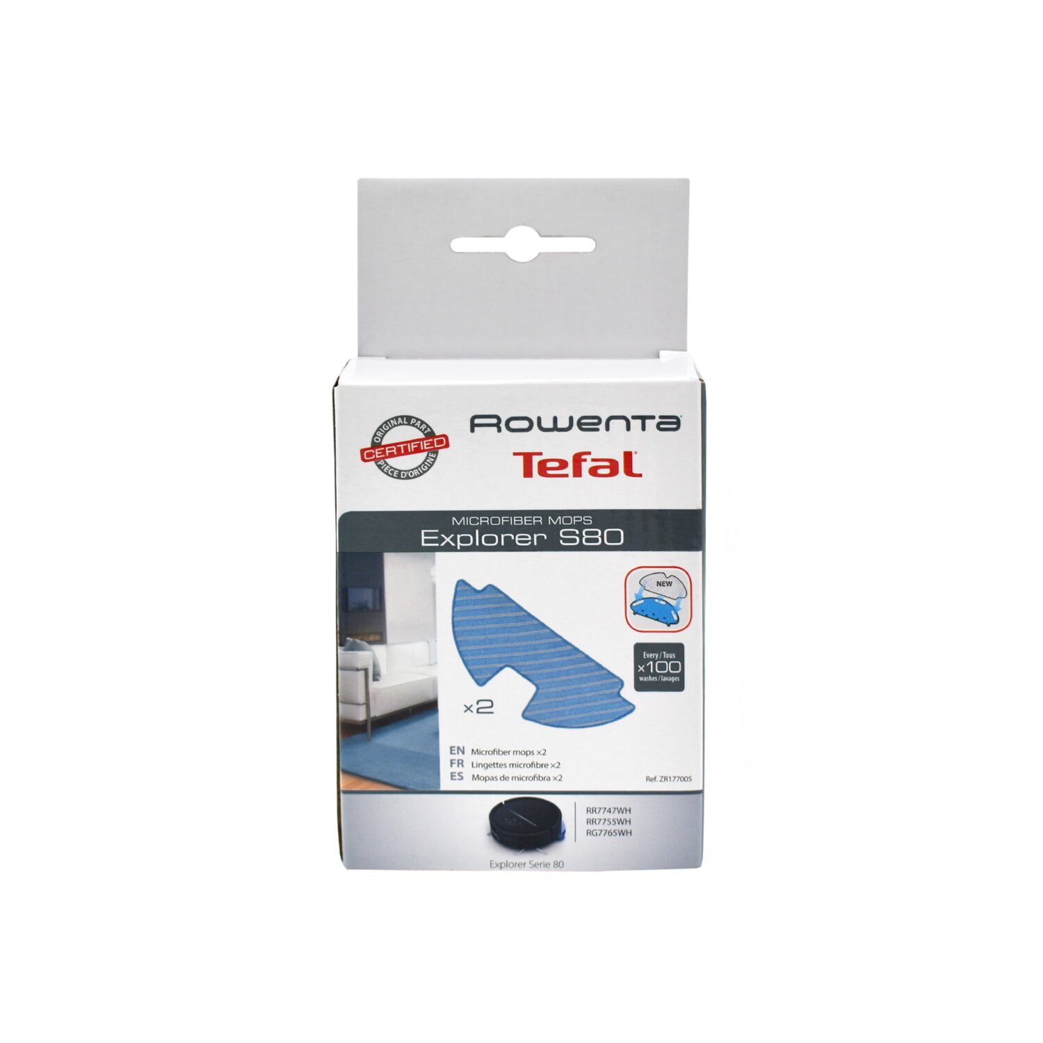 Комплект аксессуаров пылесоса-робота (Explorer Serie 80) Rowenta ZR177005 Оригинал