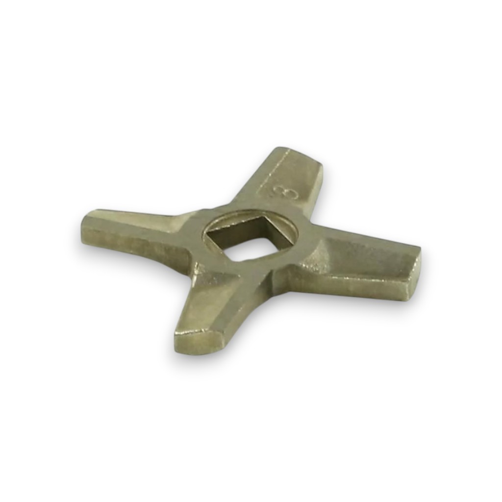 Нож для мясорубки Zelmer Ø47мм 9x9мм квадрат 2-х сторонний под шнек 12000134 12000524 12024514 00632544