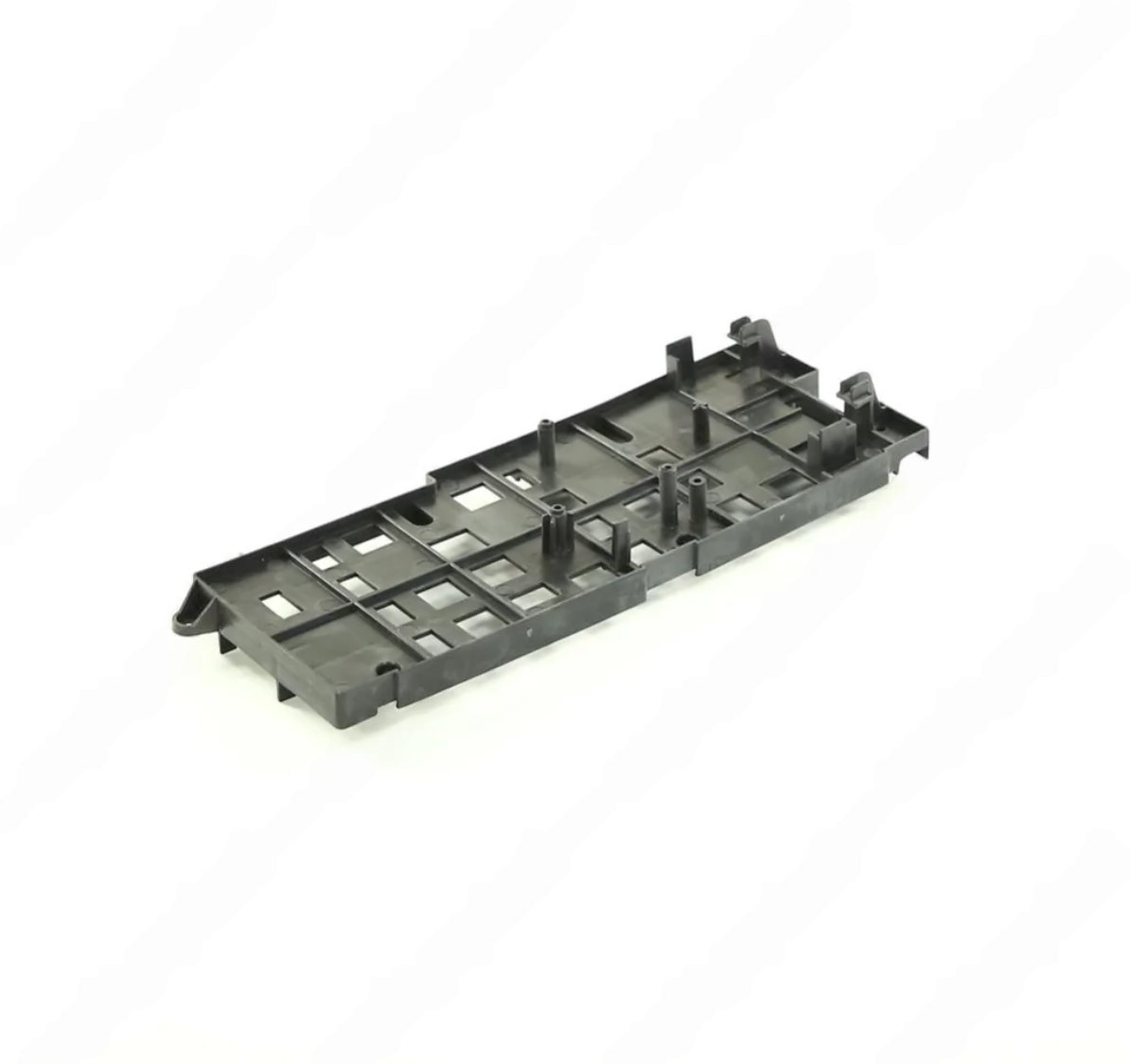 Корпус панели управления холодильника Indesit оригинал, Ariston, черный пластик, 597x55x38 мм C00857042