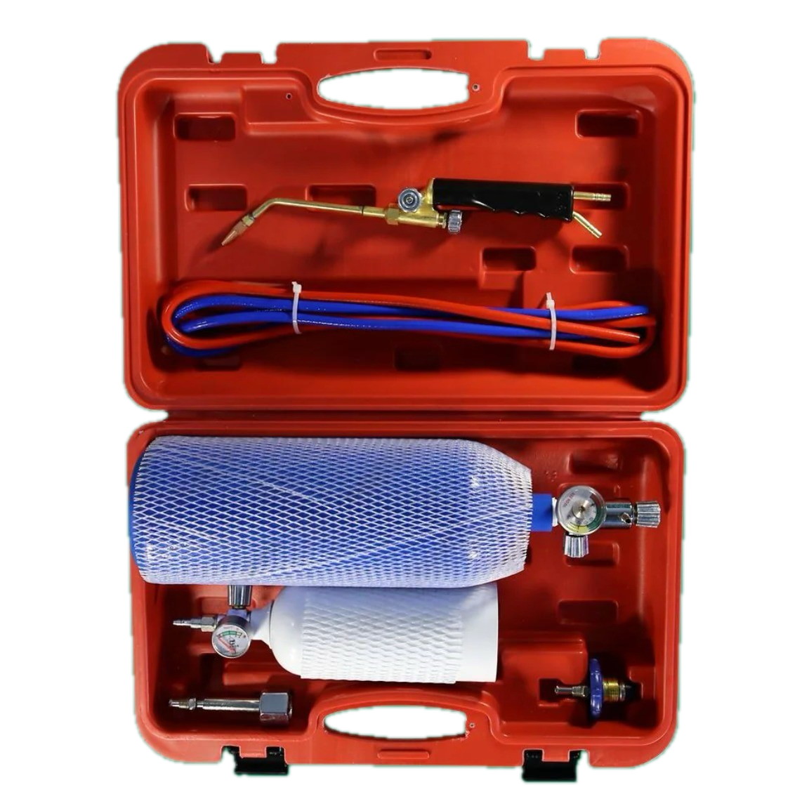 Газосварка кислород-пропановая TOR-K2H 2 литра, чемодан красный Газосварка кислород-пропановая TOR-K2H 2 литра, чемодан красный