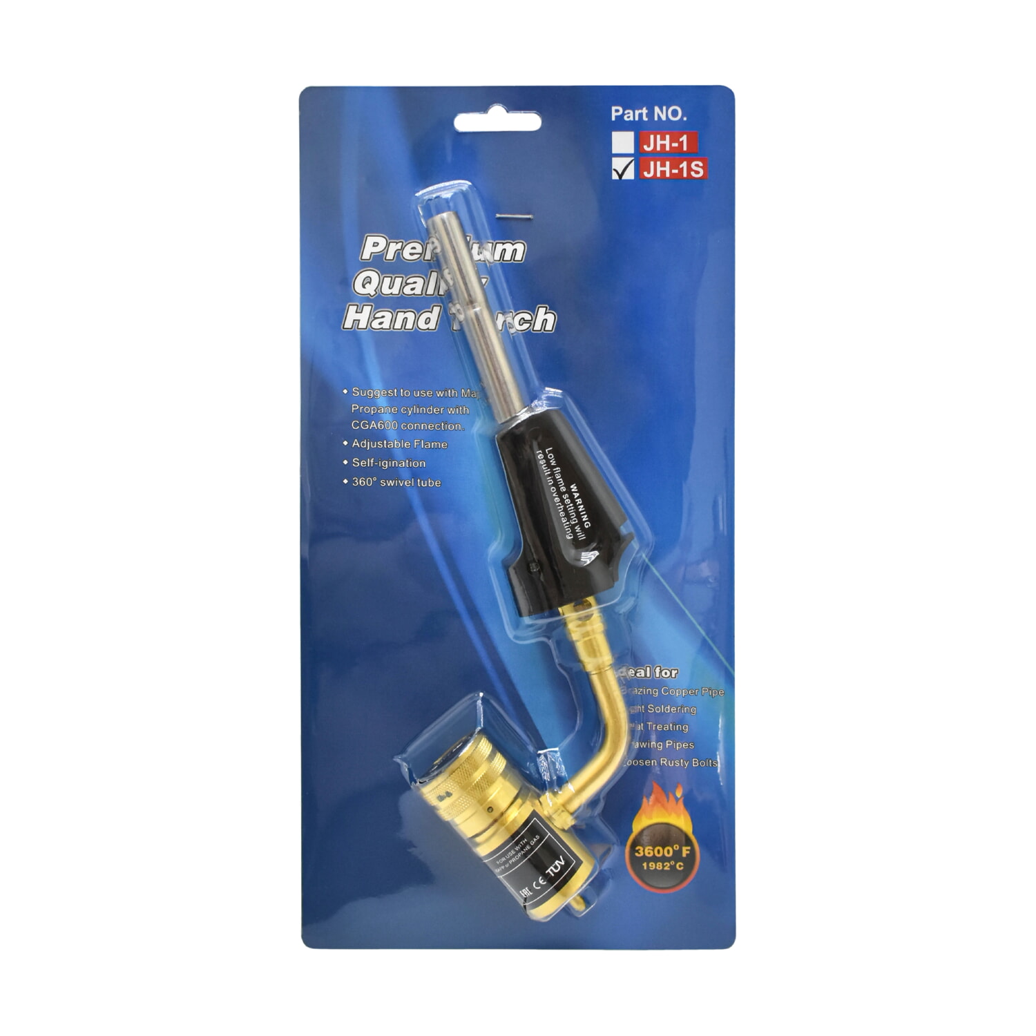 Газовая горелка T-CA с пьезоподжигом БЕЗ ШЛАНГА JH-1S HT-1S ZR-1S 50499016