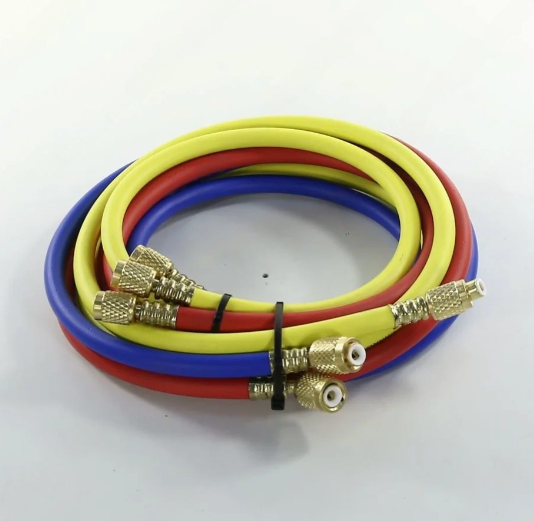 Шланг заправочный DSZH 180см 5/16 800-4000 Psi R410 DSZH-CT-372-RYB-H