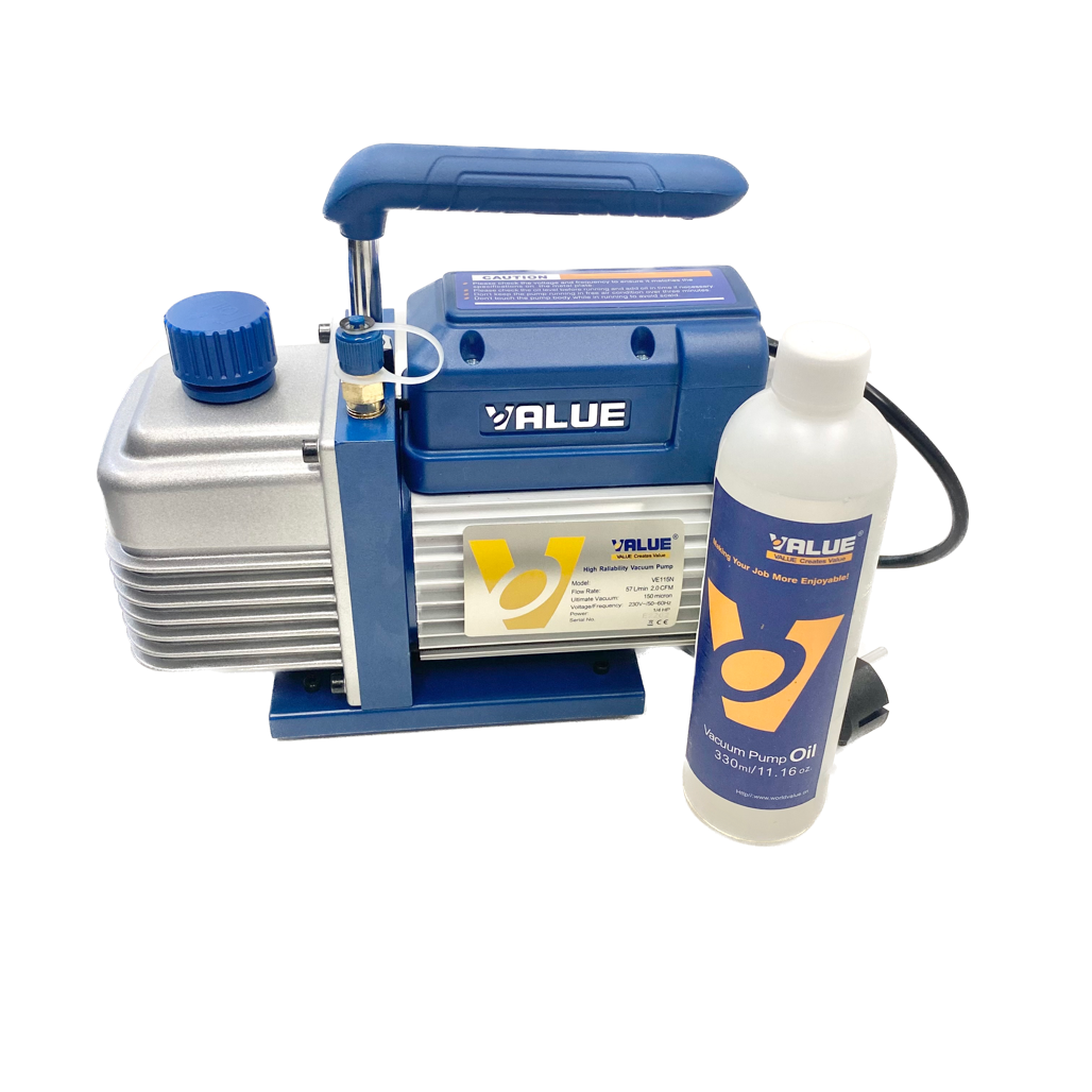 Вакуумный насос 1-ступенчатый, 51 л/мин VALUE, 6,3кг