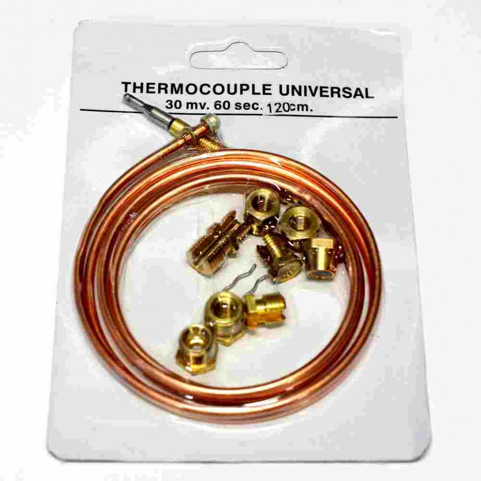 Термопара газовой плиты универсальная 1200мм 9 гаек