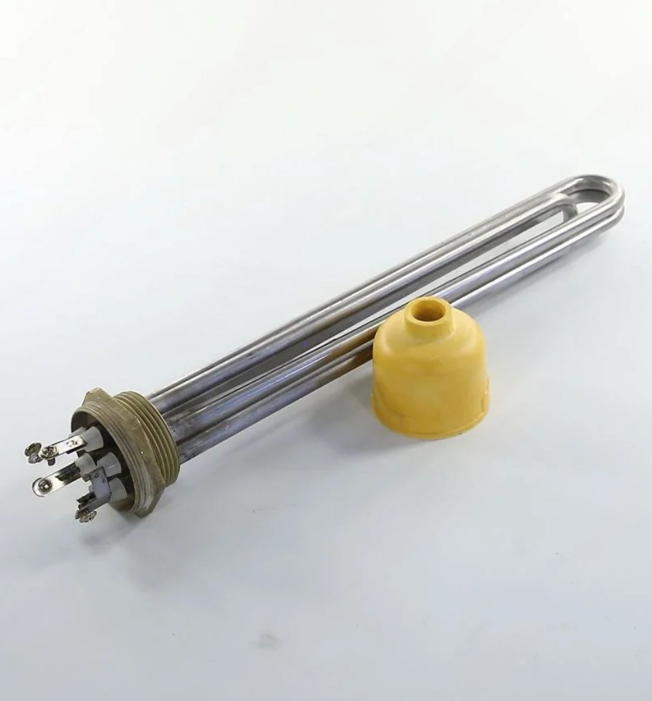 ТЭН водонагревателя 12000W 380V D47мм L315мм прямой нержавеющий VN008-5