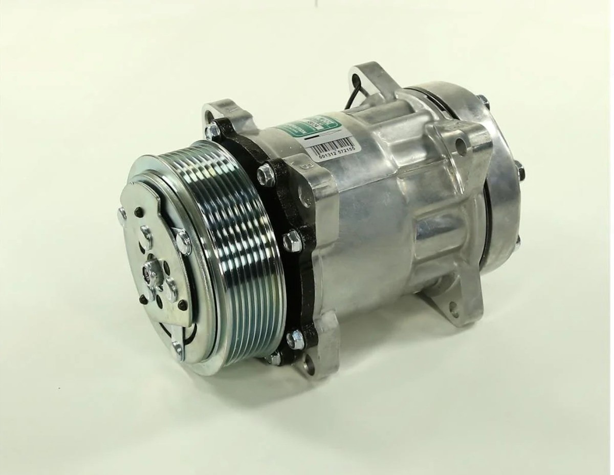 Компрессор автокондиционера 7H15 12V, шкив PV8, аналог Sanden