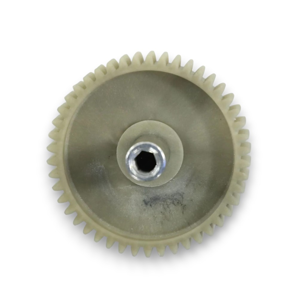 Шестеренка мясорубки Moulinex D-82/8мм h72мм z46 прямой металлический вал с внутренним шестигран 8мм MS032, 25.001-MLN 033а