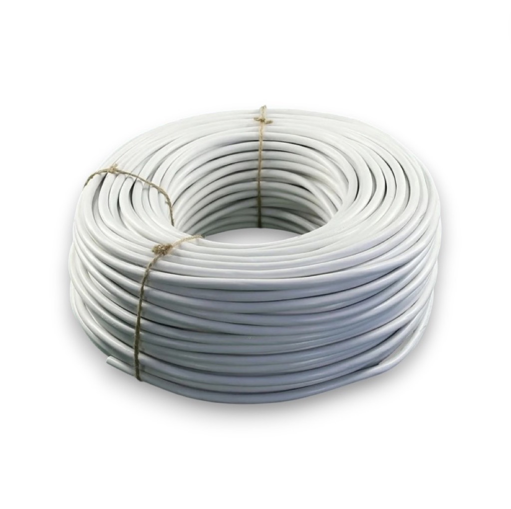 Провод ПВС 5x1,5 белый для подключения электроприборов и удлинителей