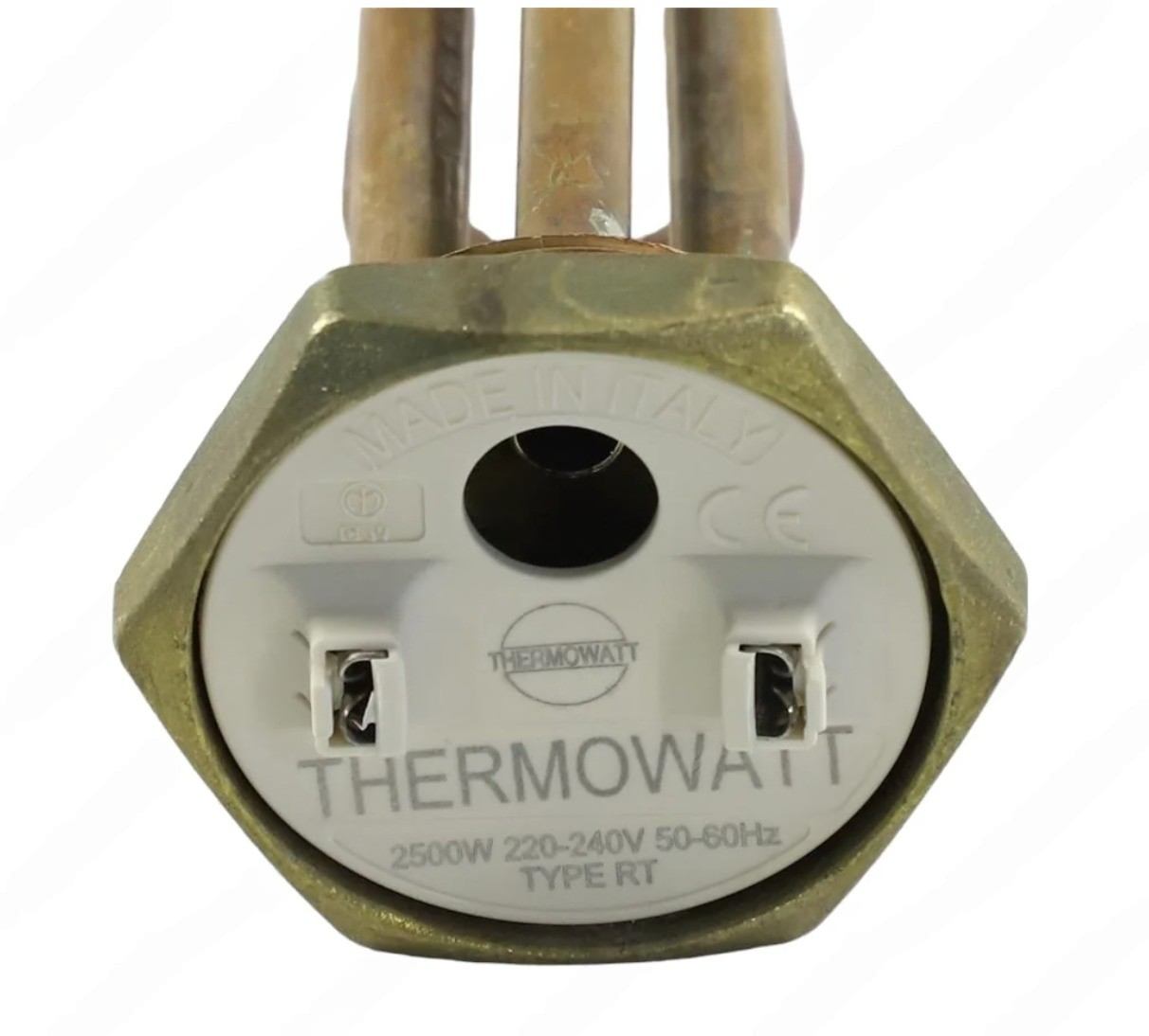 ТЭН водонагревателя Thermowatt 2500W 220V 1 1/4 Ø42мм анод М6 L275мм медь RCT 182259