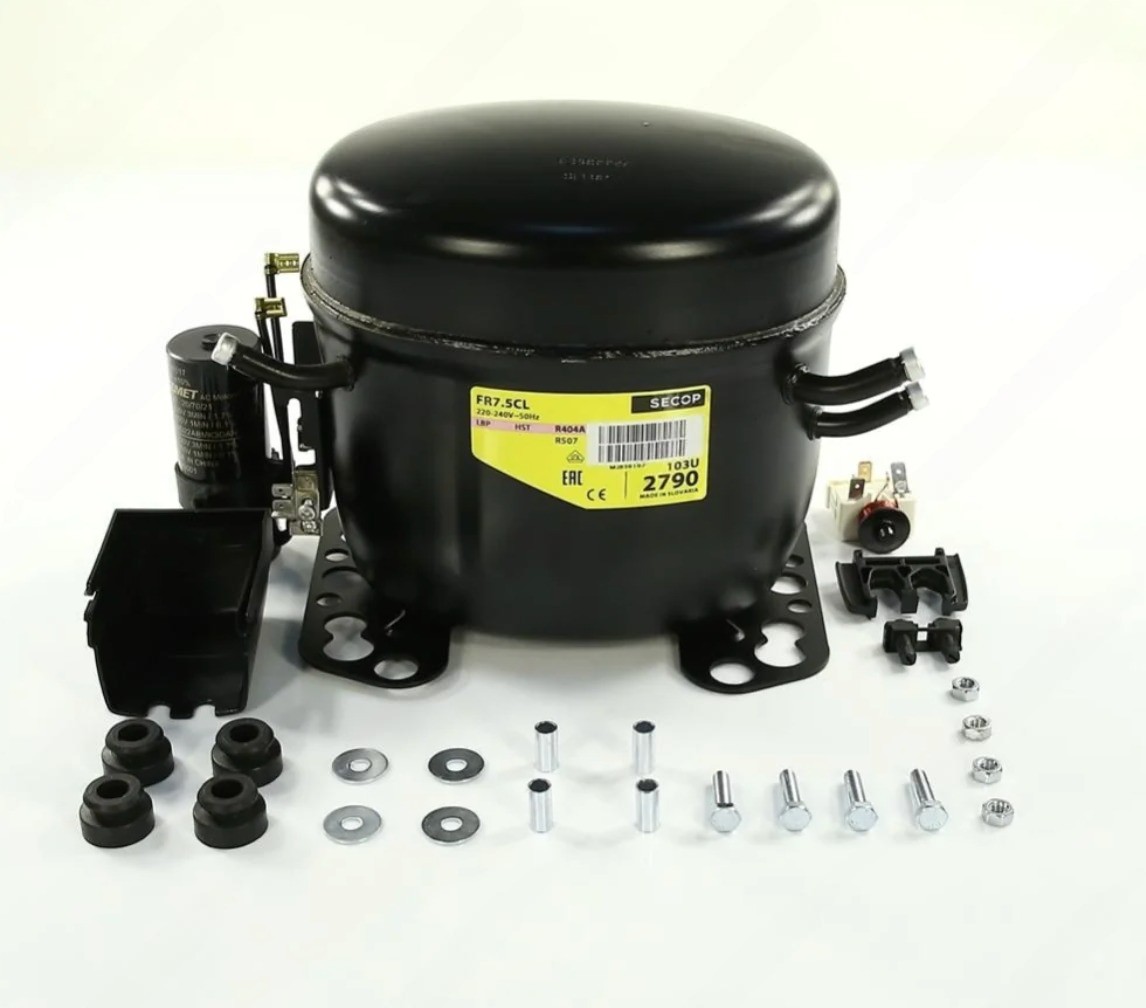 Компрессор Secop FR7.5CL 294 Вт, R‑404A, LBP, Словакия