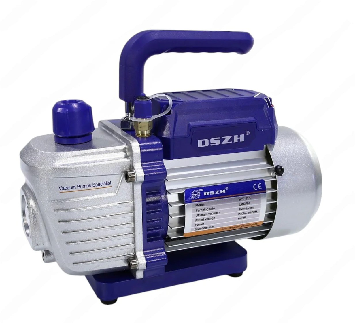 Вакуумный насос WK-115 1-ступенчатый 42 л/мин 2.0 CFM