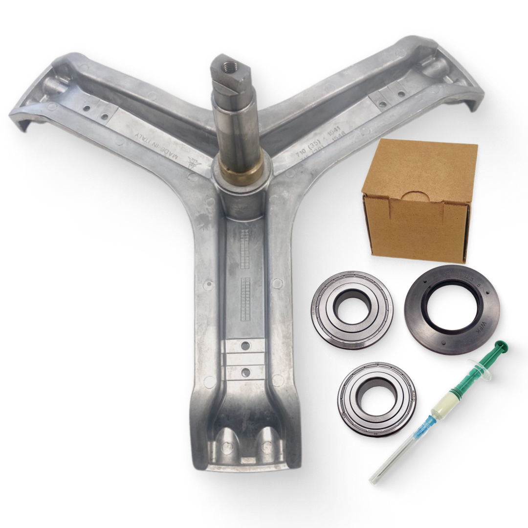 Крестовина + комплект подшипников SKF для стиральной машины Electrolux, Zanussi, AEG, 50253016005, EBI715, SPD010ZN, ZN5824, COD715, 1320045162