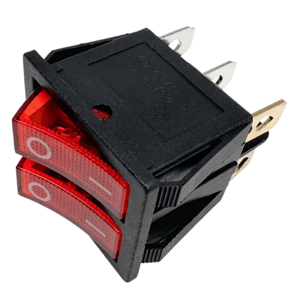 Выключатель KCD3 двухклавишный 26x31 мм 65150778