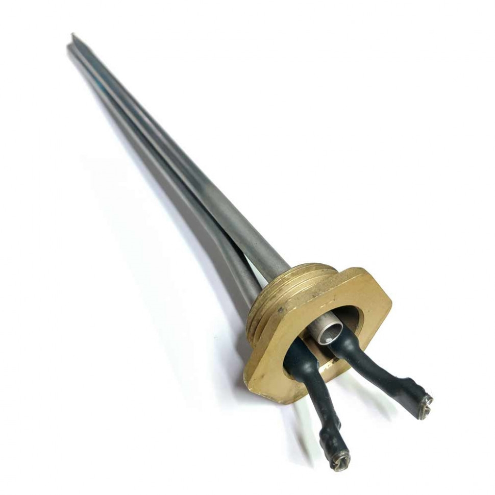 ТЭН для алюминиевого радиатора 500W, левая резьба 1 дюйм, нерж, L270мм