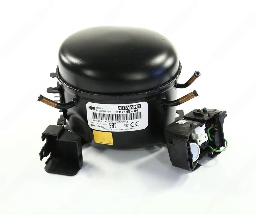 Компрессор Атлант СТВ-75 125W -23,3°C R600 в упаковке комплект аналог СКН-110