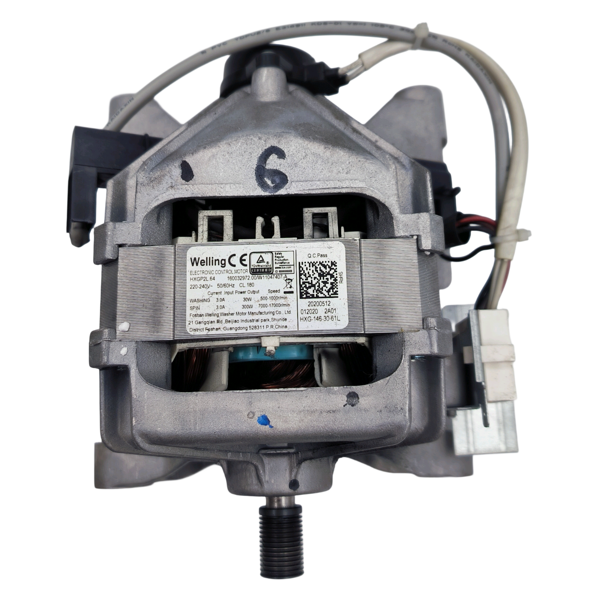 Двигатель стиральной машины Indesit C00302487, C00275461 Б/у