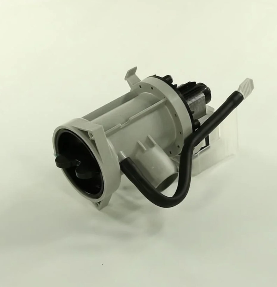 Насос стиральной машины с улиткой Leili 3 винт 30/35W клеммы назад медь LG 5859EN1004B, AHA73653501, PMP000LG