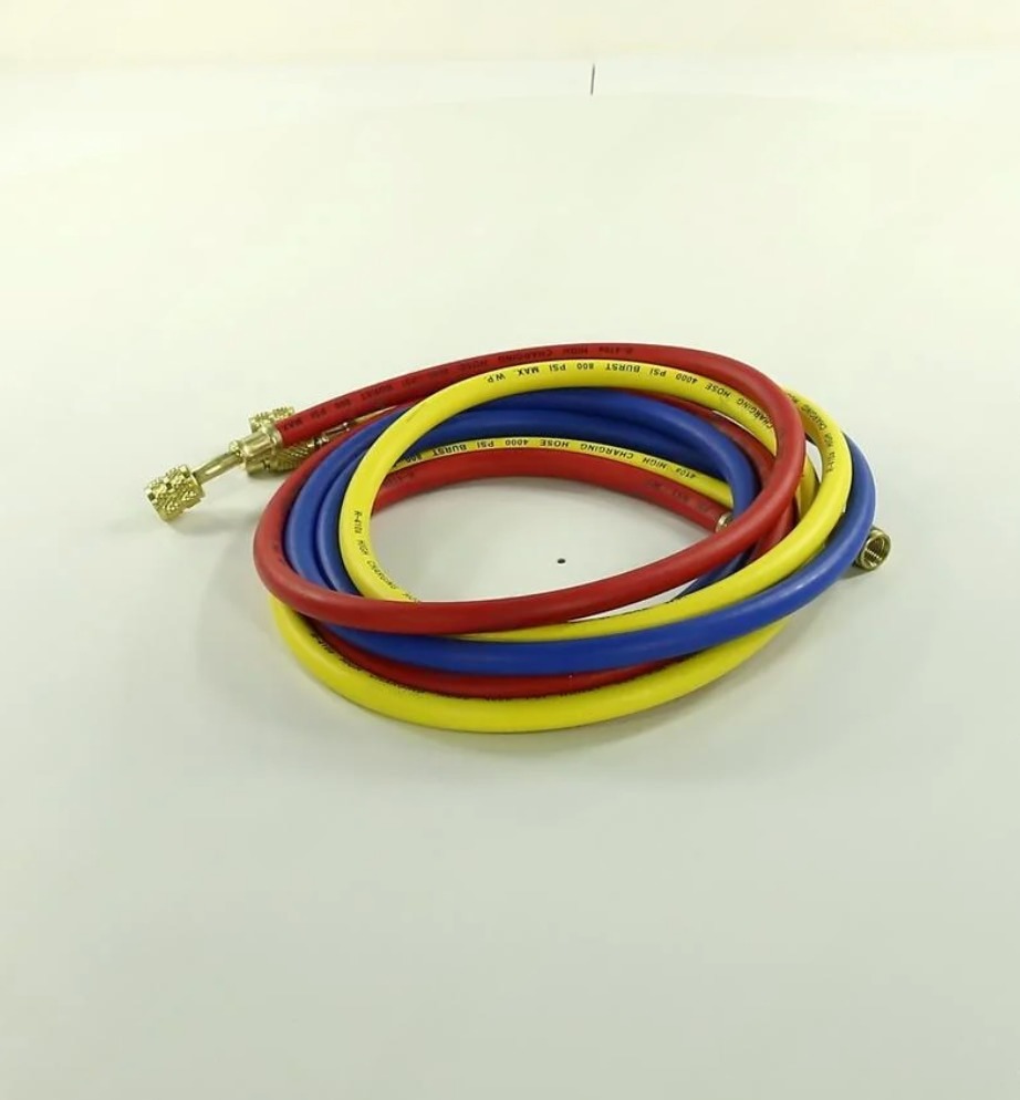 Шланг заправочный L-150см 5/16 дюйм 800-4000 Psi 3шт R410 FC, CH-R410-150-5/16