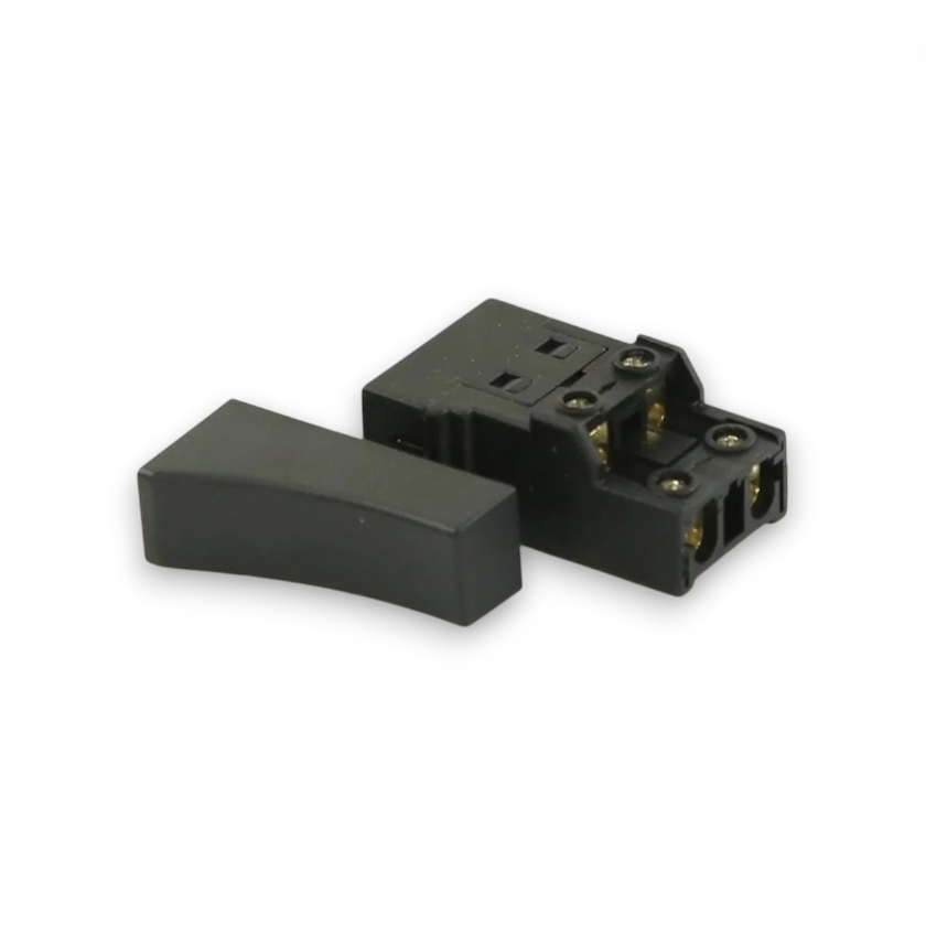 Кнопка перфоратор лобзик 7A 250V 8222D FA2-6/2W фиксатор