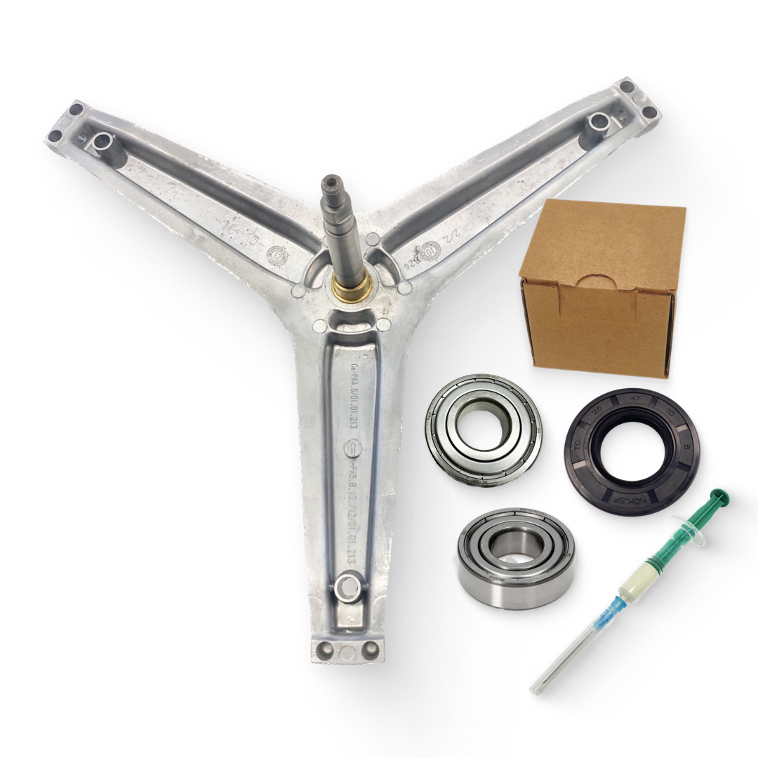 Крестовина + комплект подшипников SKF стиральной машины Samsung, Hansa 8016415, 8035291, DC97-17605A