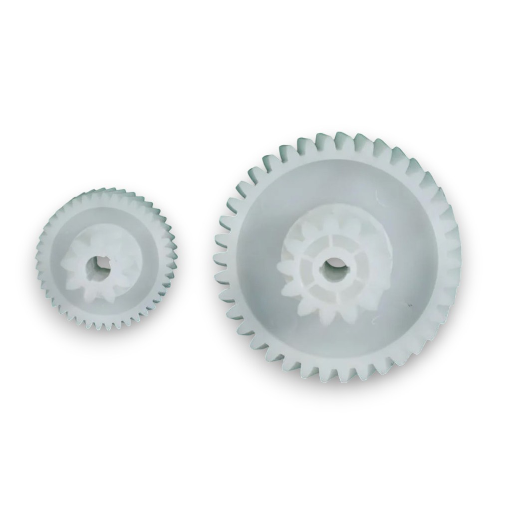 Шестеренка мясорубки Philips D-80/46мм h40мм z38/13 косая D-35/24мм h38мм z41/9 комплект 2шт HR2730/34 PH024