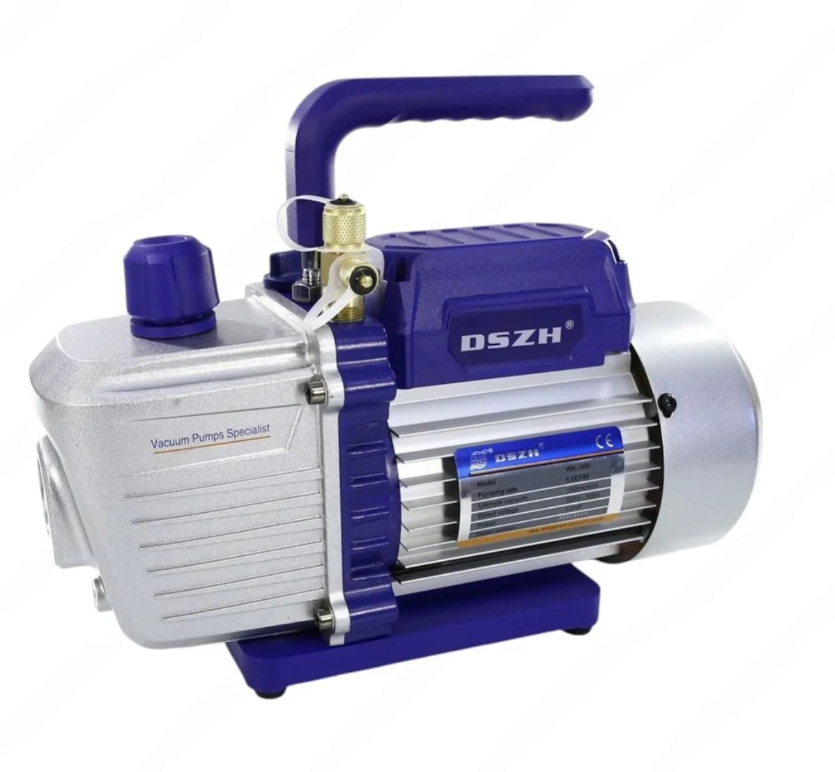 Вакуумный насос одноступенчатый WK-160, 160 л/мин (6.0 CFM)