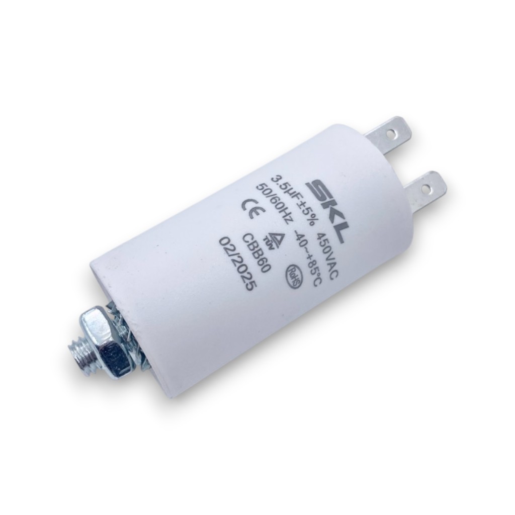 Конденсатор пусковой 3,5 мкФ 450V крепление под винт