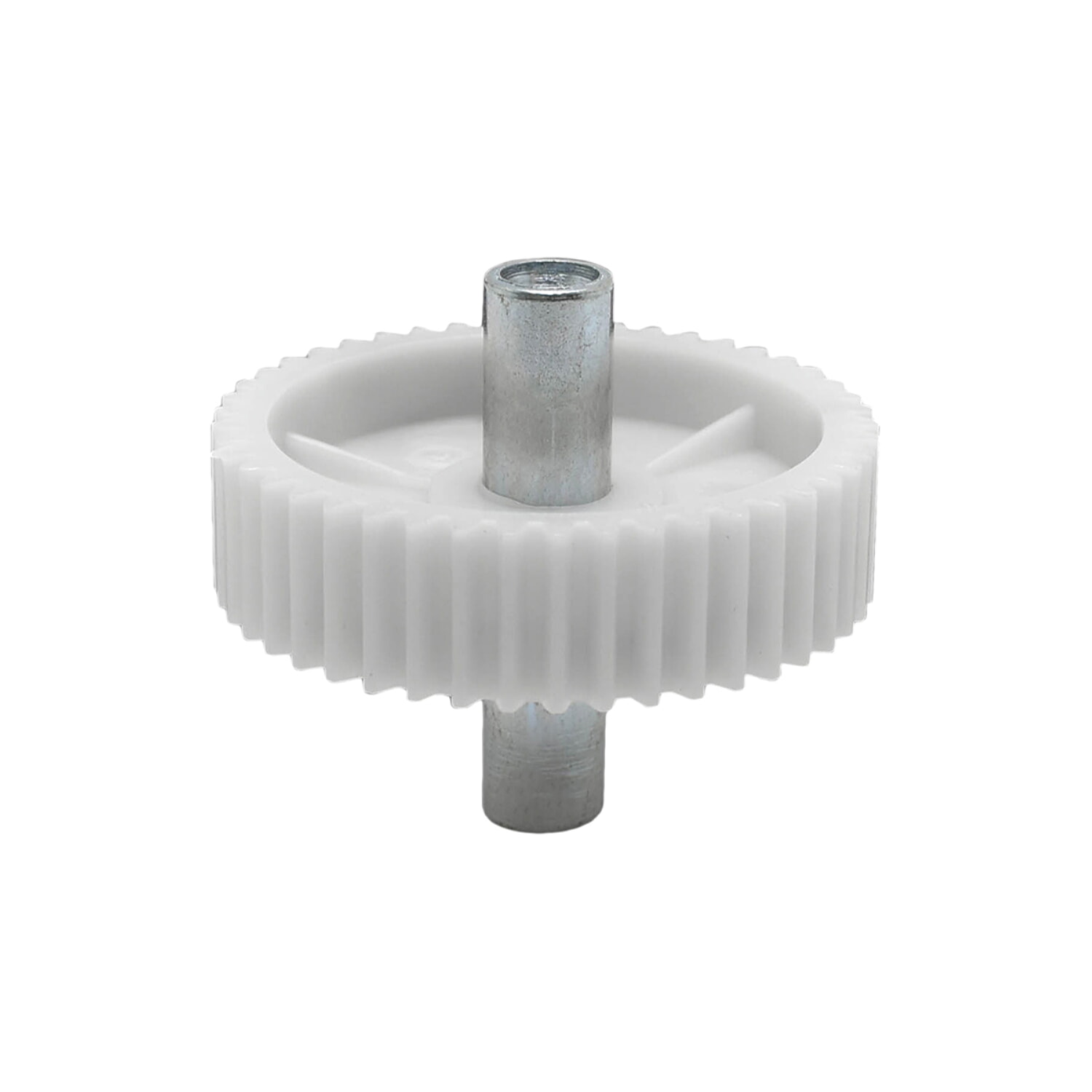 Шестерня мясорубки Moulinex под шнек 6 граней белая 46 прямых зубьев D82мм H22мм/вал 72мм RK024841