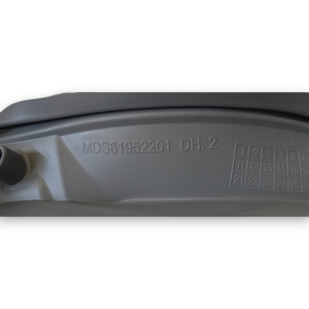 Манжета люка стиральной машины LG MDS61952203 отвод снизу открыт, сверху закрыт