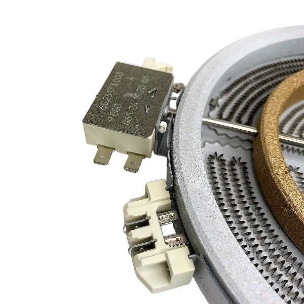 Конфорка двухзонная Hisense, стеклокерамика 1700/700 Вт, Ø200 мм COK050UN