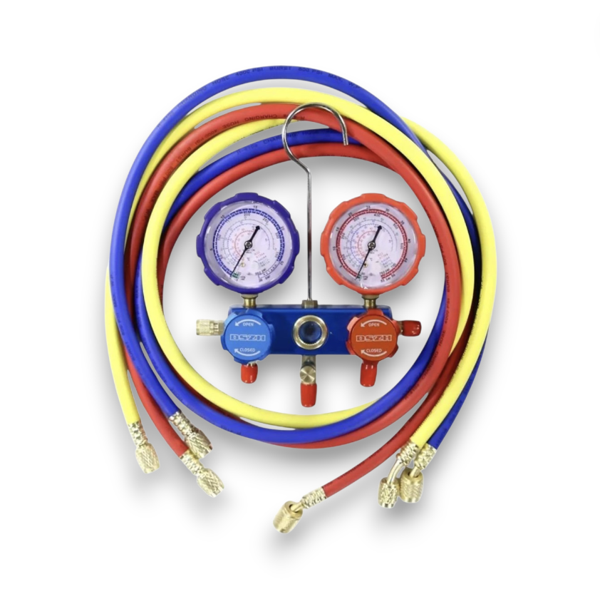 Коллектор 2 вент R22/134/404/407/410 стекло шланг 150см CT-336G-R410A DSZH