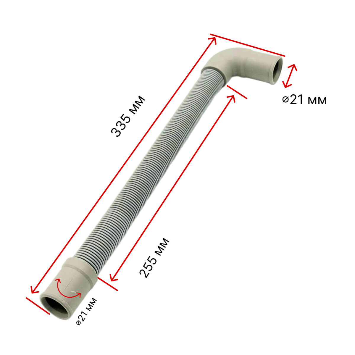 Патрубок сливной внутренний посудомоечной машины LG 3045ER0026F