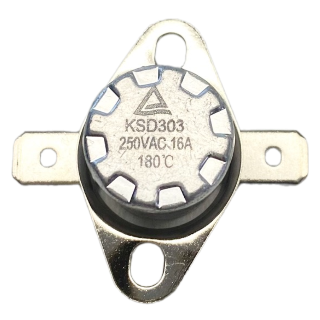 Термостат биметаллический KSD303 16A, 180°С, самовозвратный Ariston, Thermex, 316180