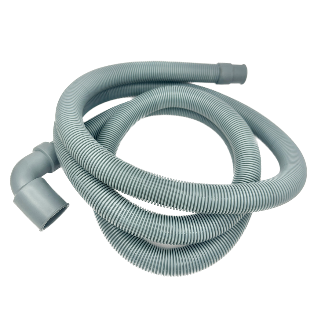 Шланг сливной 2.0м для стиральной машины 90° D-21/29 мм